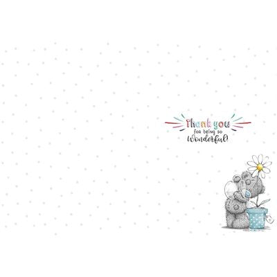 Thank you teaching assistant card- cute me to you bear
