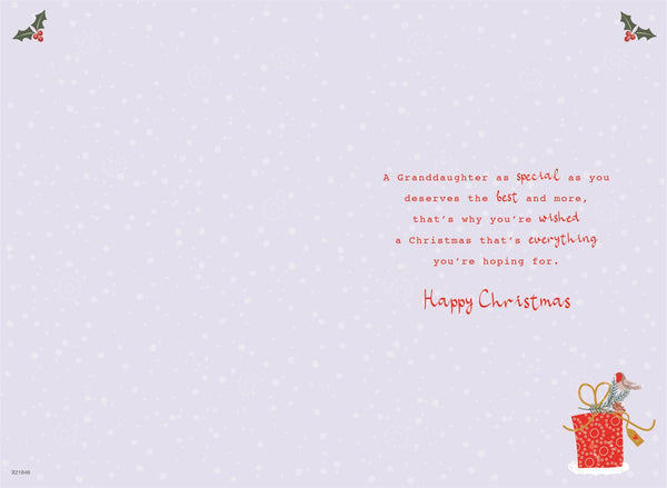 Granddaughter Christmas Card | Christmas Cocktail Design