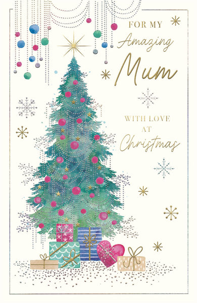 Mum Christmas card- large card