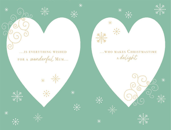 Mum Christmas card- large card