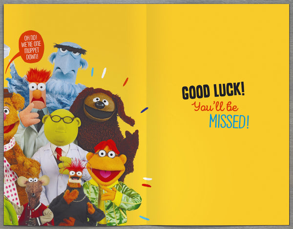 Leaving card- Muppets
