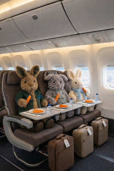 Bon voyage card - Bramble bunnies