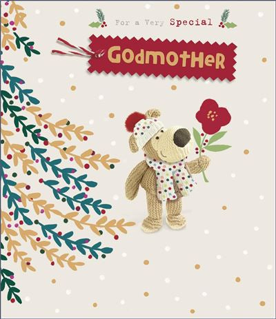 Godmother Christmas card - Boofle