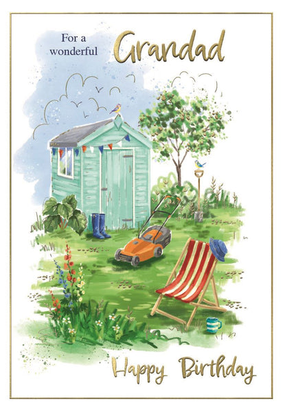 Grandad birthday card- gardening