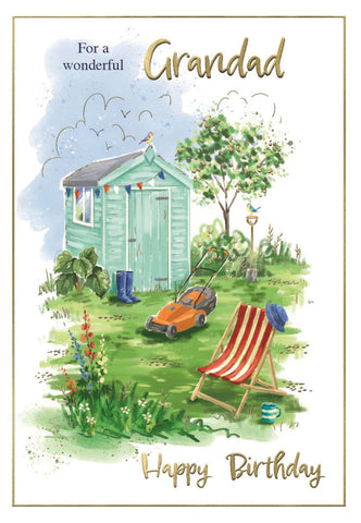 Grandad birthday card- gardening