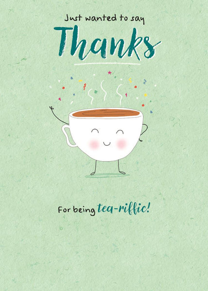 Thank you card- Tea-riffic