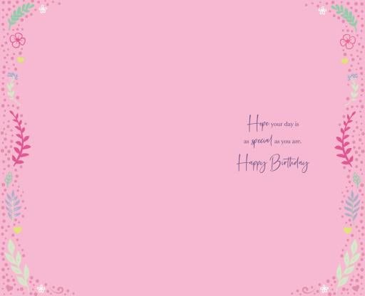 Cousin birthday card - beautiful butterfly