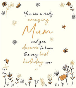 Mum birthday card- amazing mum
