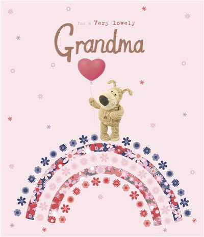 Grandma birthday card - cute Boofle