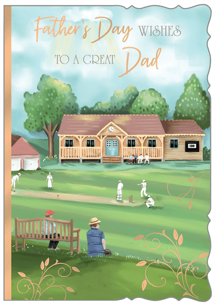 Dad Father’s Day card- cricket
