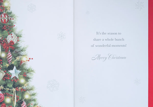 To both of you Christmas card- Xmas tree
