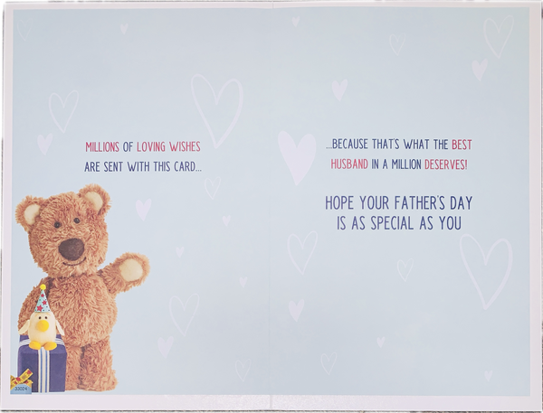 Husband Father’s Day card- cute bear