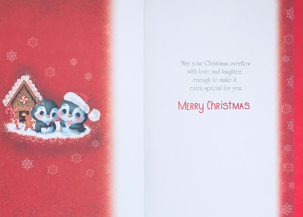 To both of you Christmas card- cute penguins