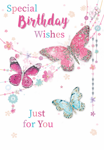 General birthday card for her- butterfly