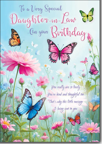 Daughter-in-Law birthday cards – Cards Through The Post.com