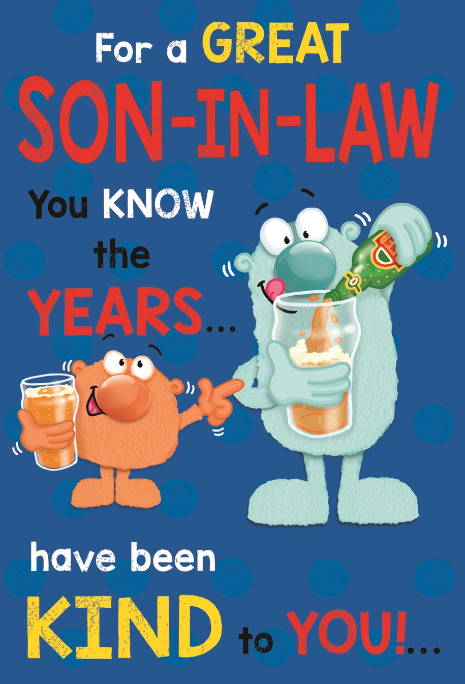 Son in law birthday card- funny card