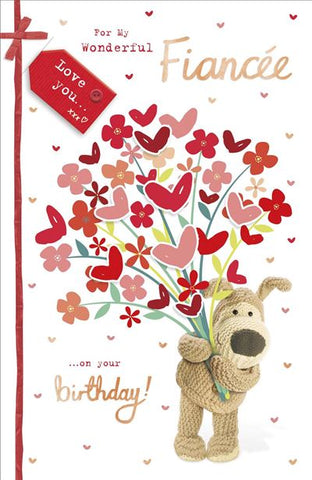 Boofle Fiancée birthday card