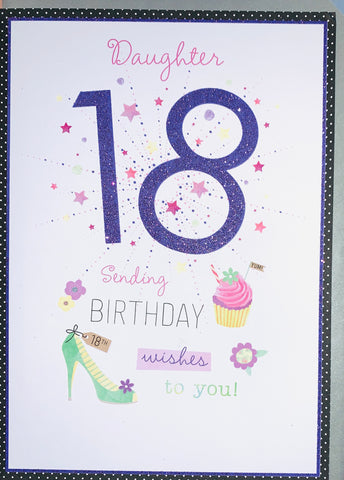 Daughter 18th birthday card