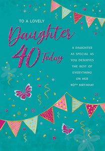 Birthday Daughter 40th