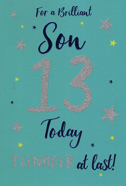 Son 13th birthday card