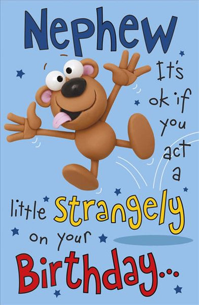Funny Nephew birthday card