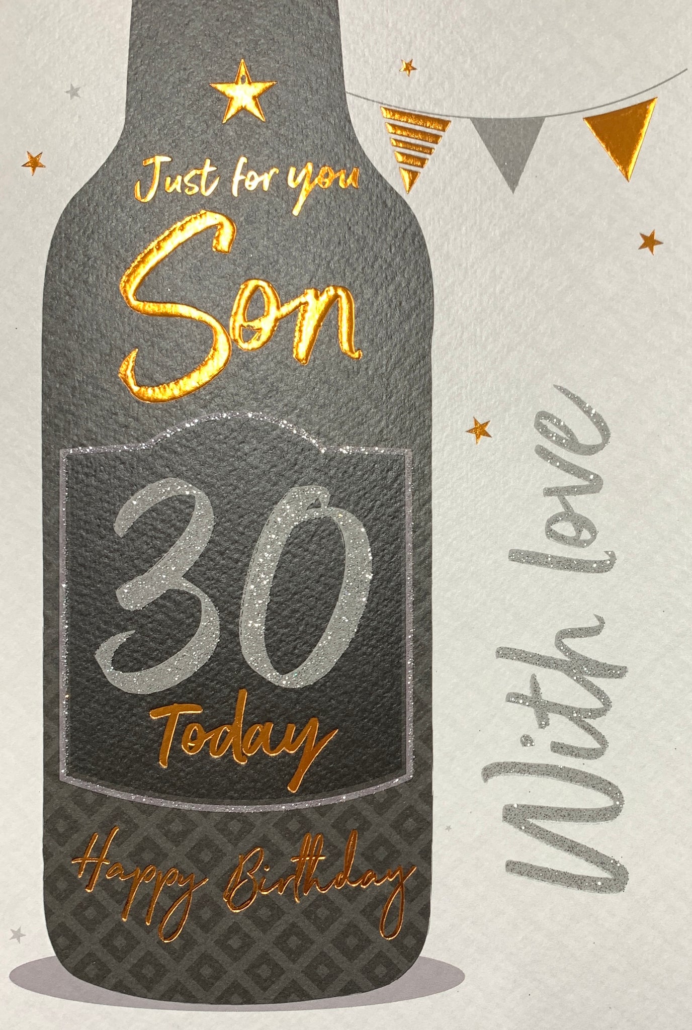 Son 30th birthday card