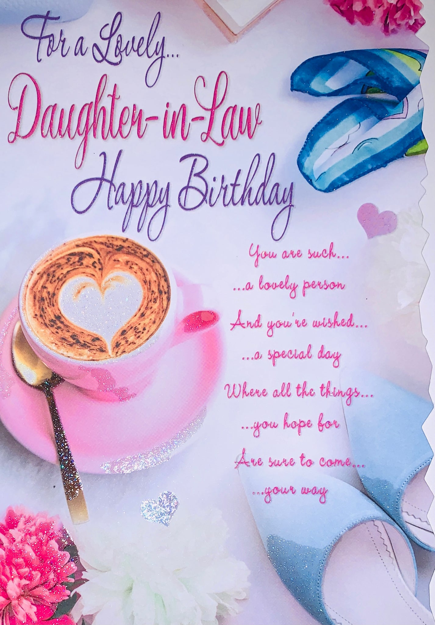 Daughter-in-law birthday card - long verse