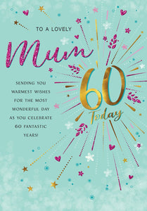 Mum 60th birthday card