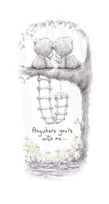 Me to you love card tatty teddy bears in tree