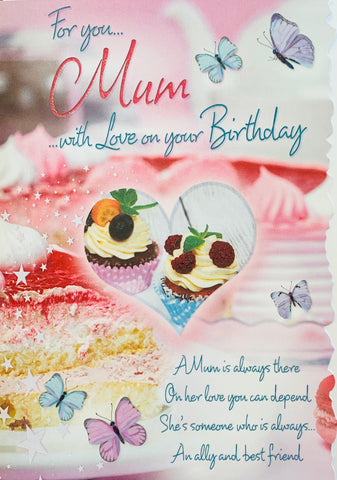 Mum birthday card - Sentimental verse