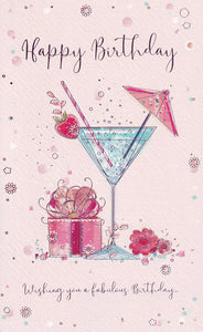 General birthday card for her- cocktails