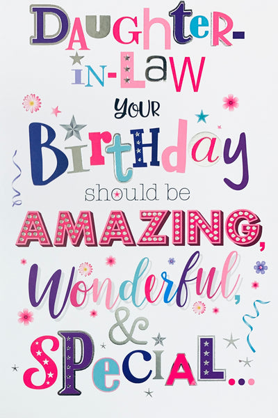 Birthday Daughter-in-law