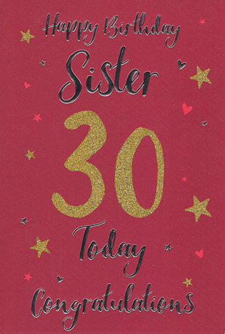 Birthday Sister 30th