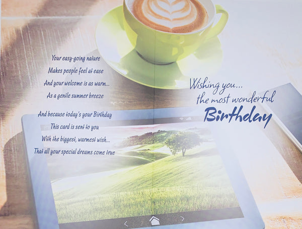 Someone Special birthday card for him - long verse