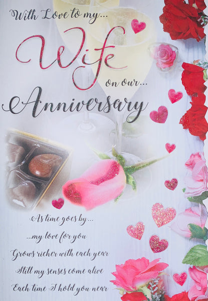 Wife anniversary card - loving verse