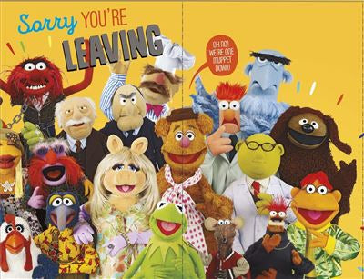 Leaving card- Muppets