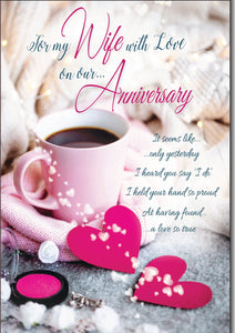 Wife anniversary card - sentimental verse