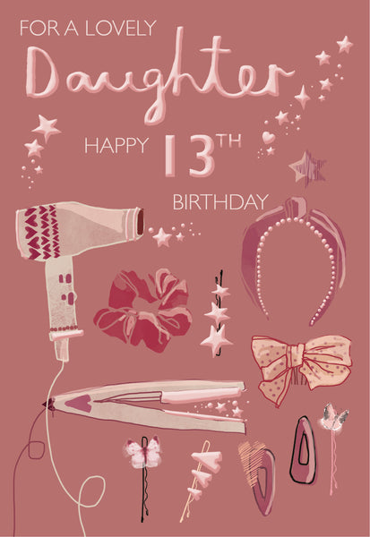 Daughter 13th birthday card
