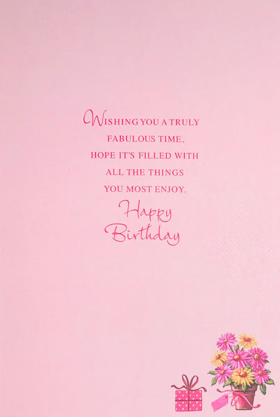 Birthday card for her - cute rabbit