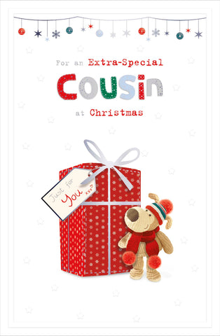Cousin Christmas card - Boofle