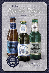 Friend birthday card - birthday beers