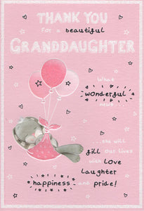 Birth Granddaughter Thank you for