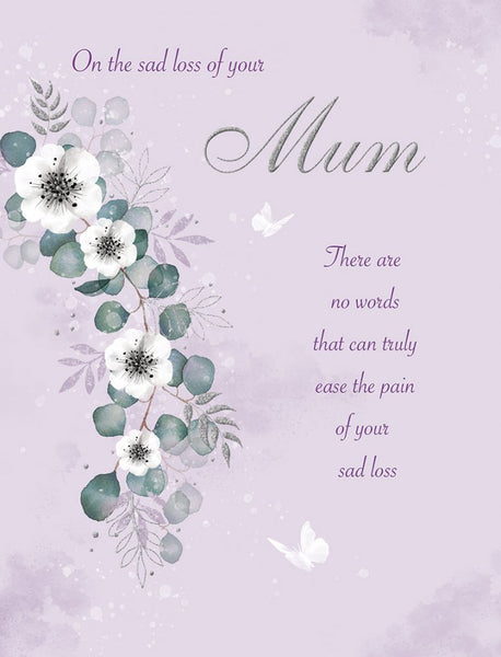 Loss of your Mum sympathy card