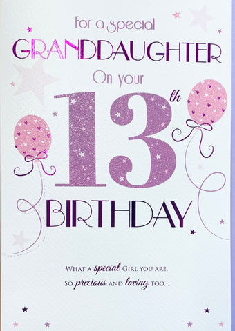 Birthday Granddaughter 13th