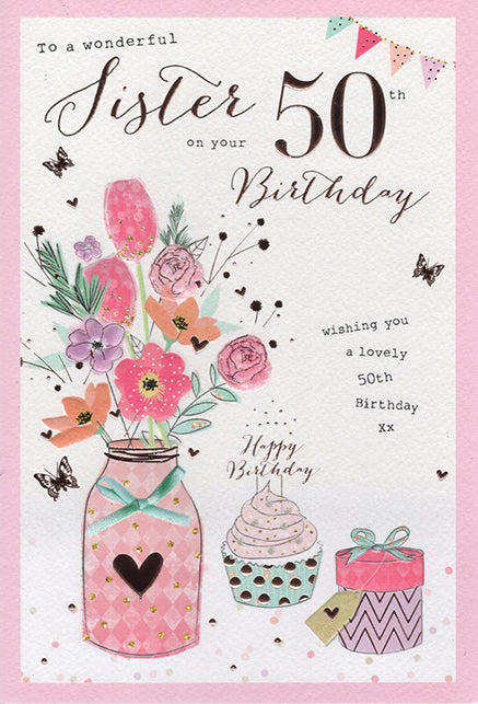 Birthday Sister 50th