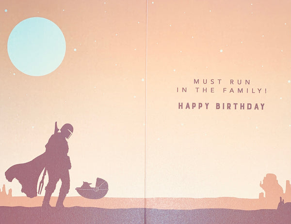Son birthday card - Star Wars Mandalorian