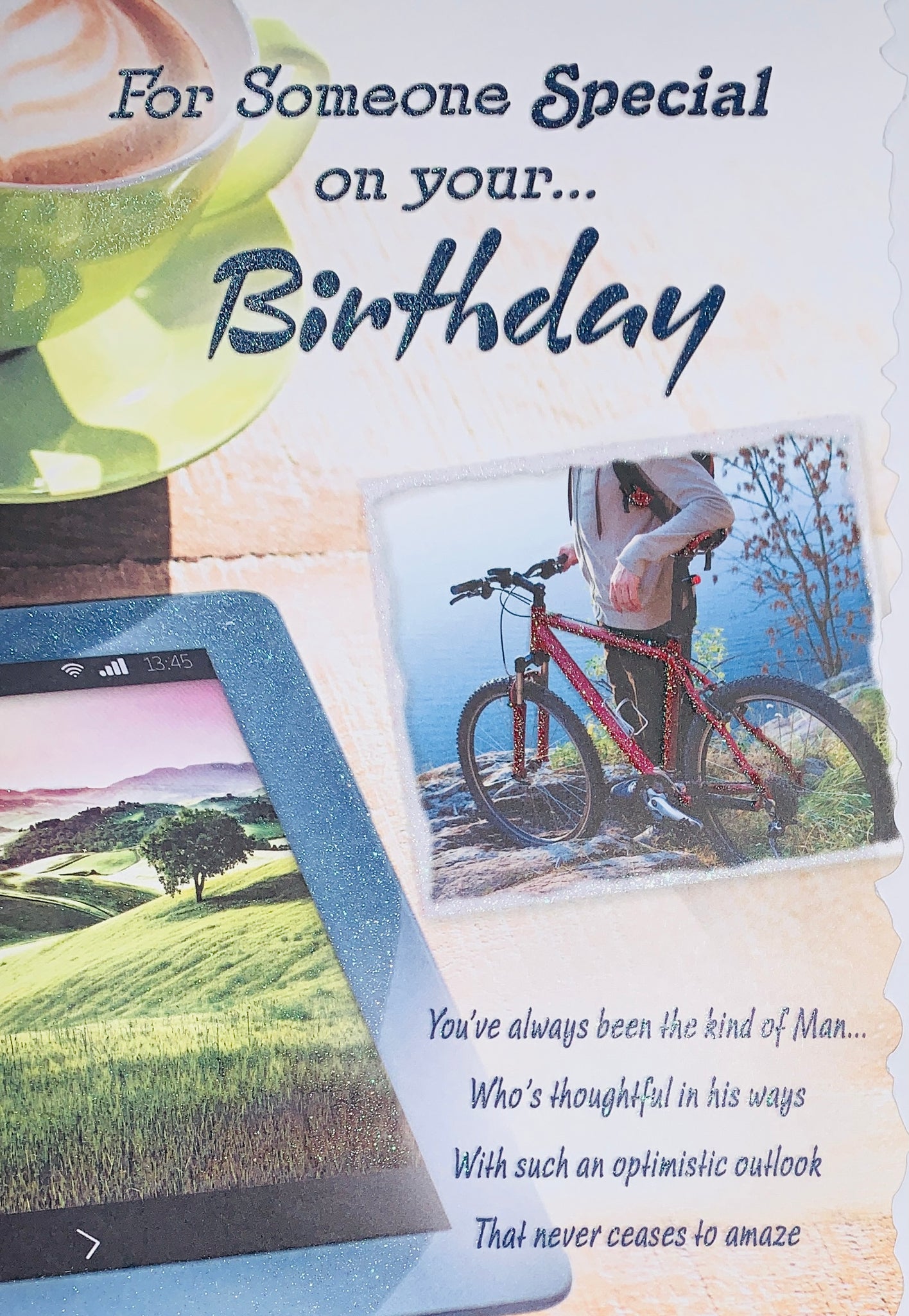 Someone Special birthday card for him - long verse
