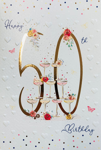 Age 50 birthday card for her