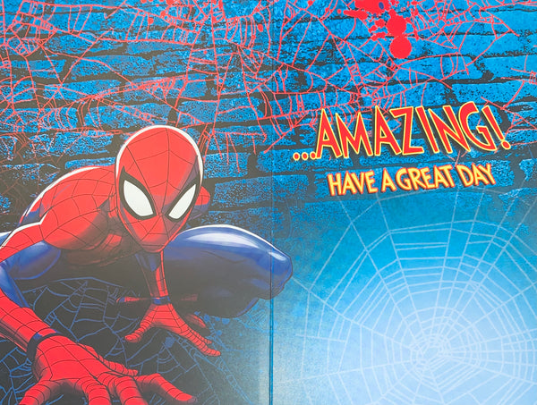 Nephew birthday card - Spider-Man