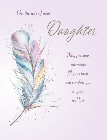 Loss of your Daughter sympathy card